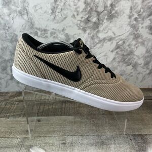 Nike SB Check Solar Canvas Skateboard Trainer Sport Khaki Shoes Mens Sz 11